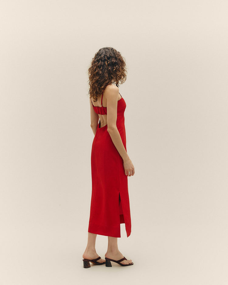 Vestido Agatha rojo