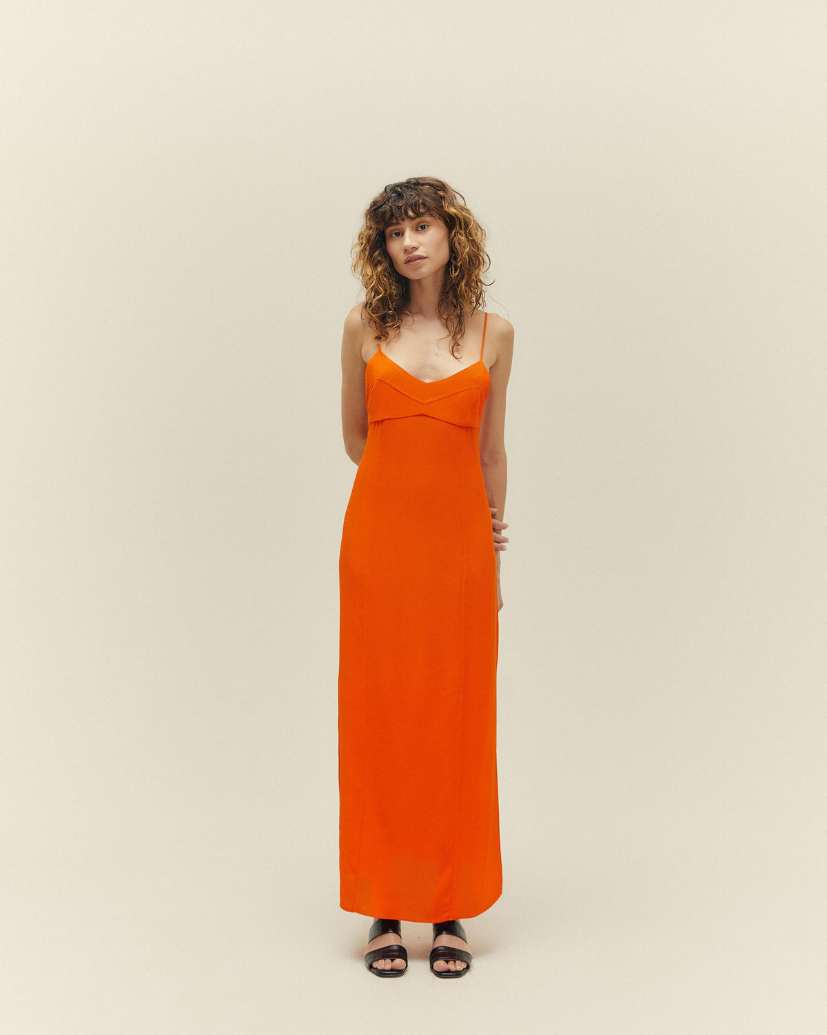 BECA DRESS MIE ORANGE