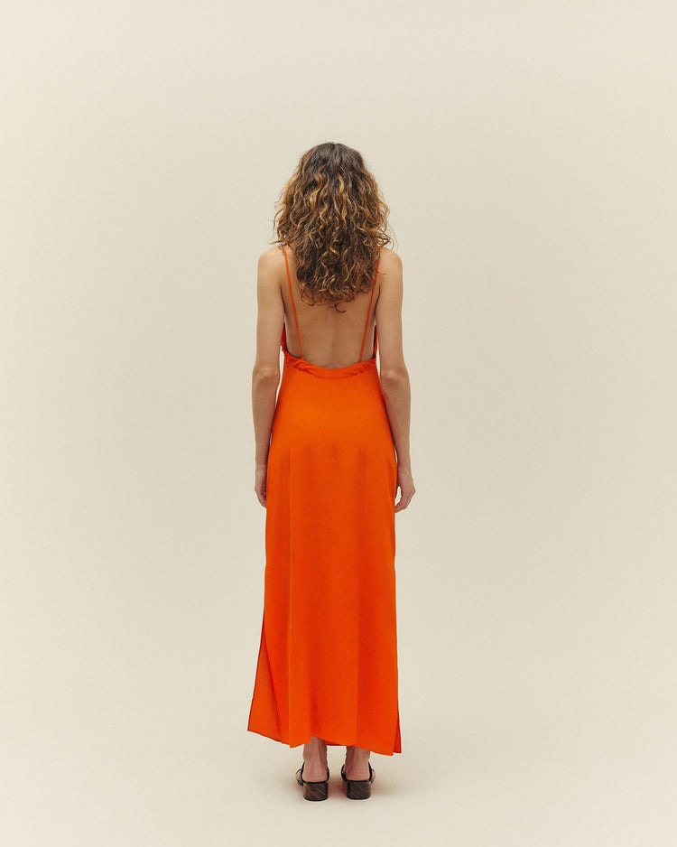 BECA DRESS MIE ORANGE