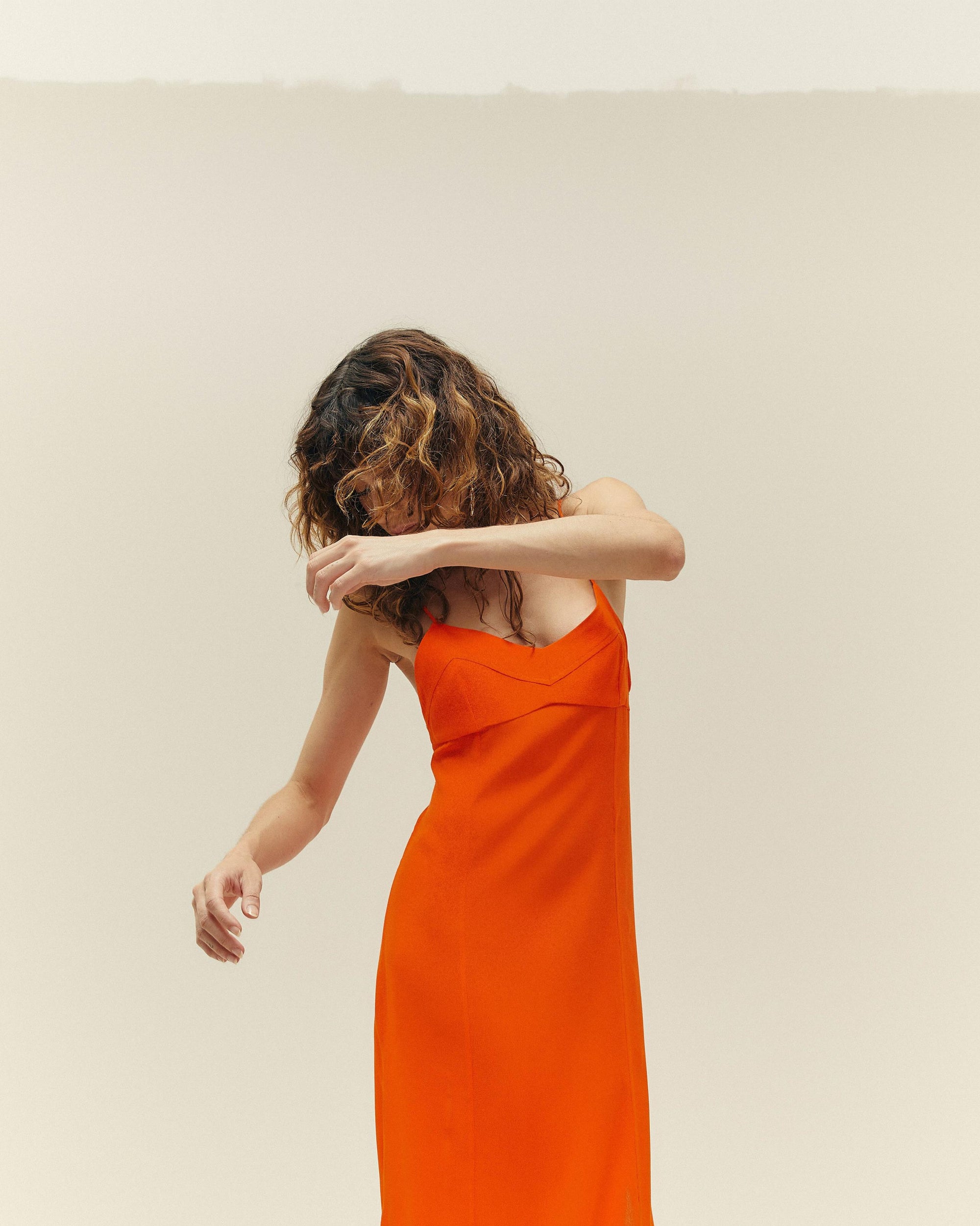 BECA DRESS MIE ORANGE