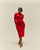 MILENA DRESS RED SHIFT