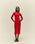 MILENA DRESS RED SHIFT