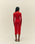 MILENA DRESS RED SHIFT