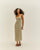 ROBE TAISSA EN VISCOSE VERTE