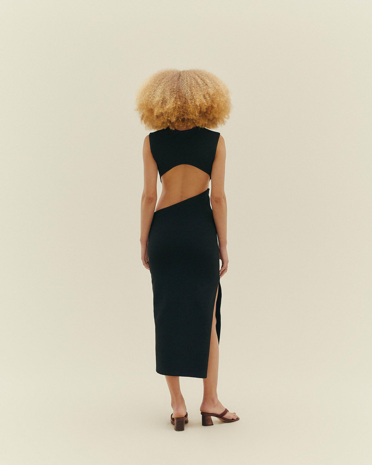 FILIPA KNIT DRESS - BLACK