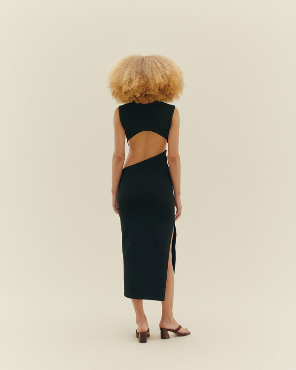 FILIPA KNIT DRESS - BLACK