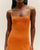 KNIT ELISA DRESS IN APRICOT