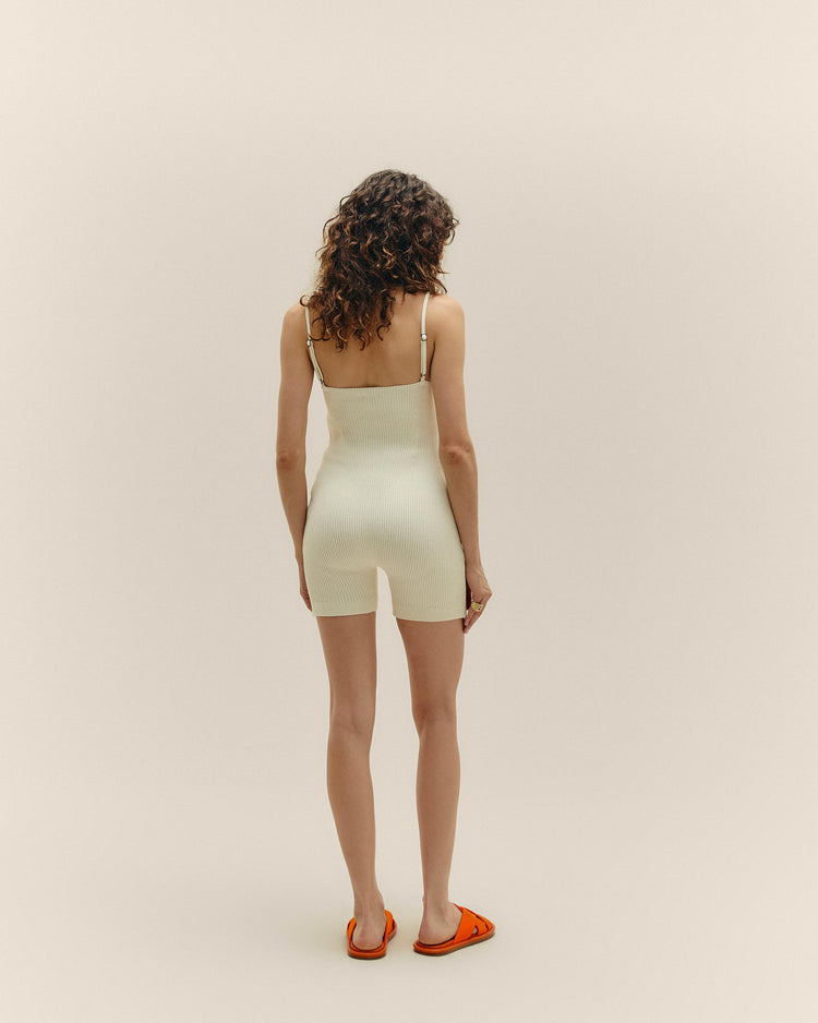 KNIT LIZ JUMPSUIT OFF-WHITE