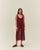 ABITO KNIT BETH BORDEAUX