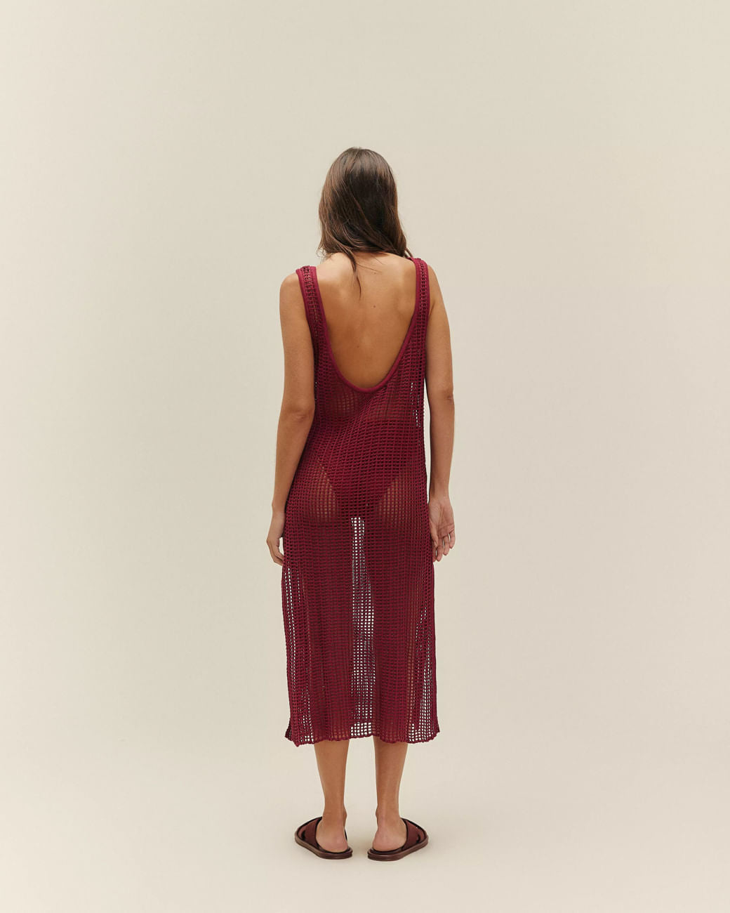 ABITO KNIT BETH BORDEAUX