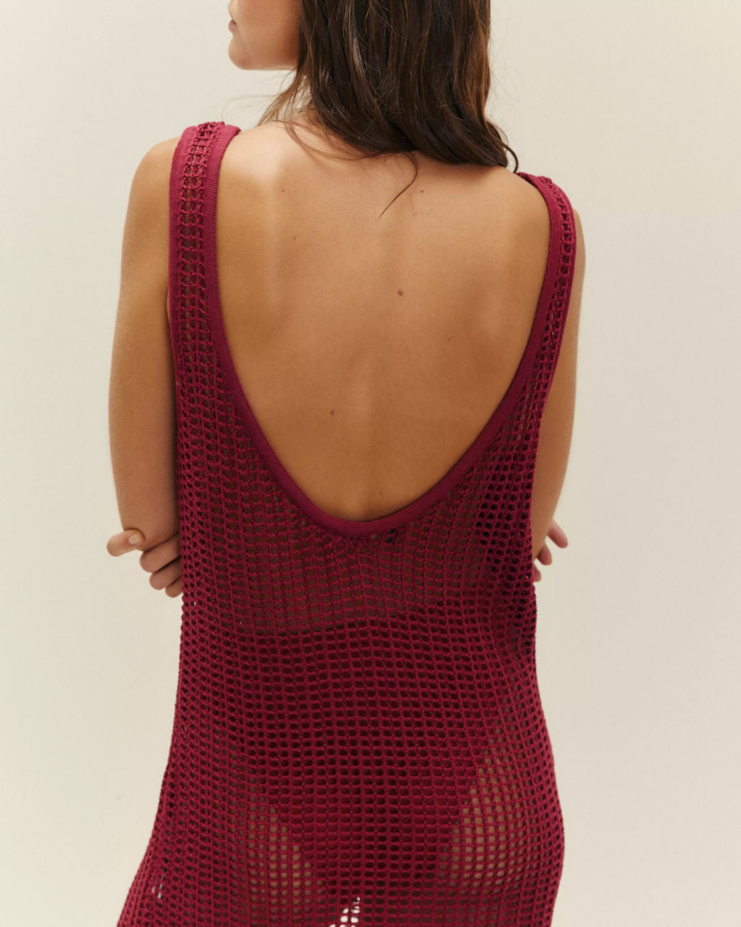 ABITO KNIT BETH BORDEAUX