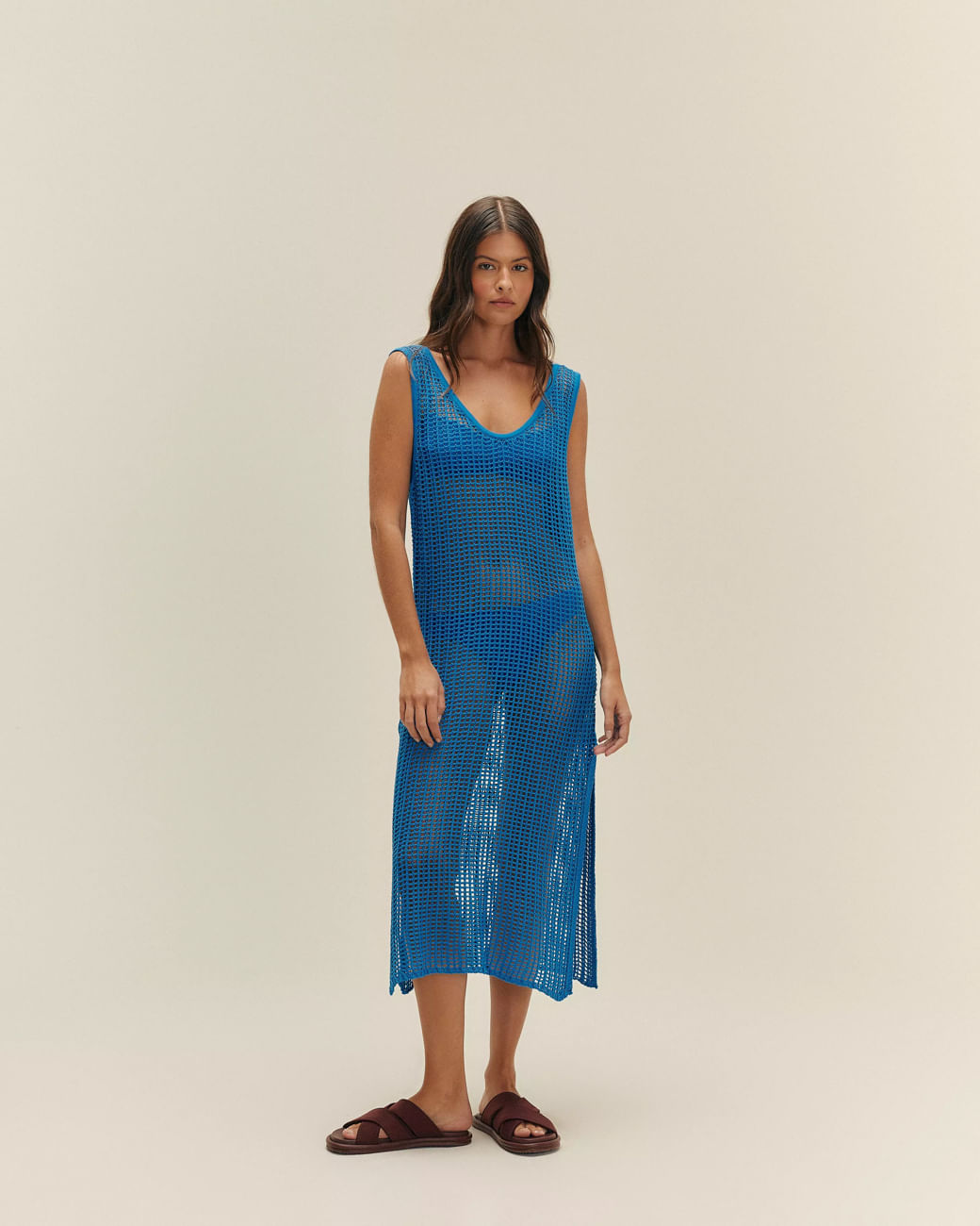 ABITO KNIT BETH RIO BLU