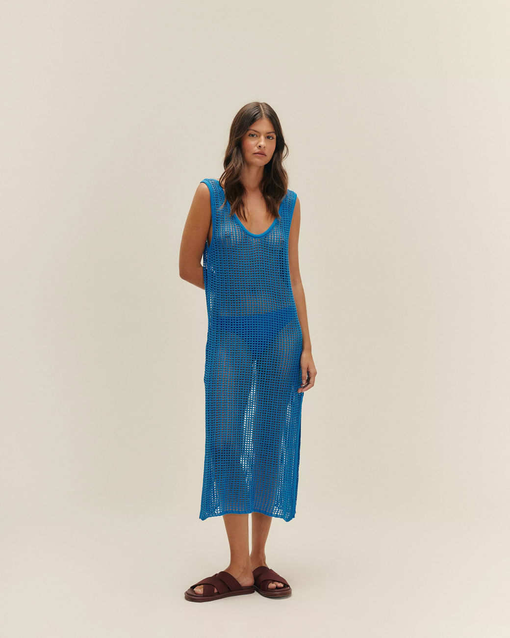 ABITO KNIT BETH RIO BLU