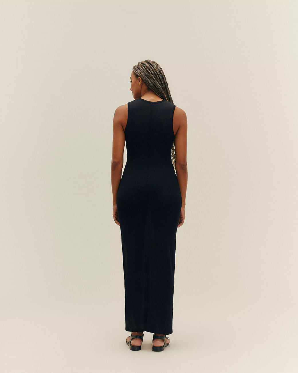 Vestido de punto Drica negro