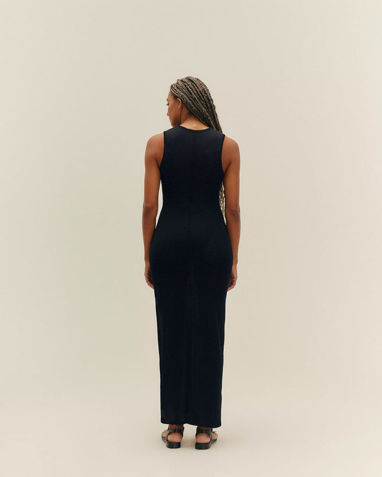 Vestido de punto Drica negro