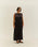 SLIT MID DRESS BLACK