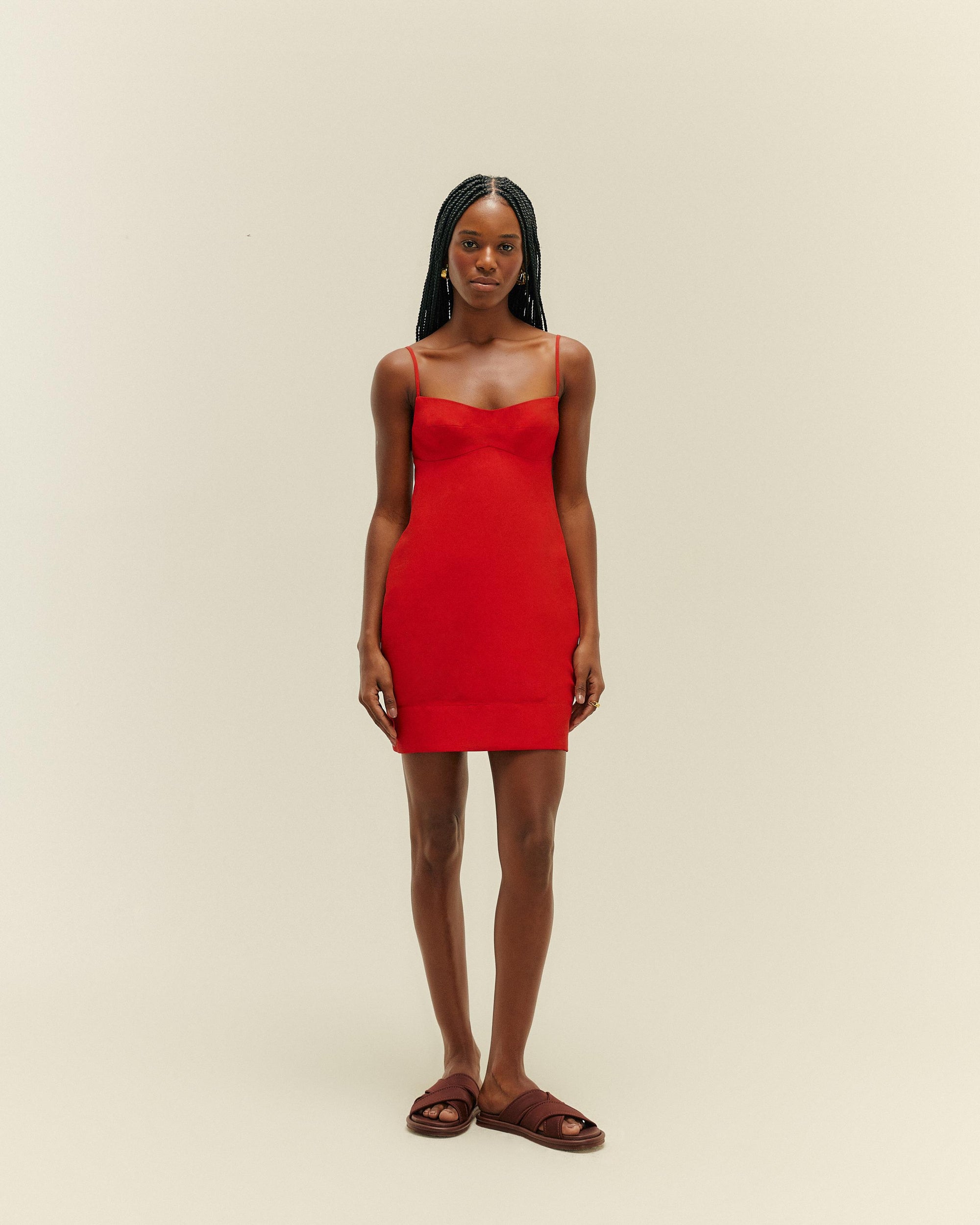 PATRICIA MINI-ROBE ROUGE