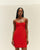PATRICIA MINI-ROBE ROUGE