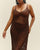 ROBE MOANA EN MAILLE BRAUNA MARRON