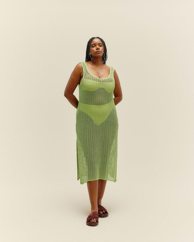 palm knit dress Poolside Paradiso: Palm Beach U Crochet Knit Dress