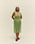 KNIT BETH DRESS PALM GREEN