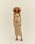 ROBE CHLOE EN MAILLE BEIGE PAILLE