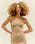 ROBE CHLOE EN MAILLE BEIGE PAILLE