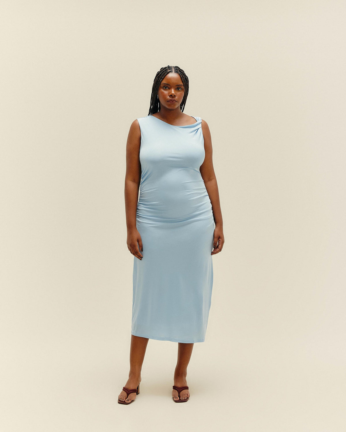 CLEO DRESS CELESTE BLUE