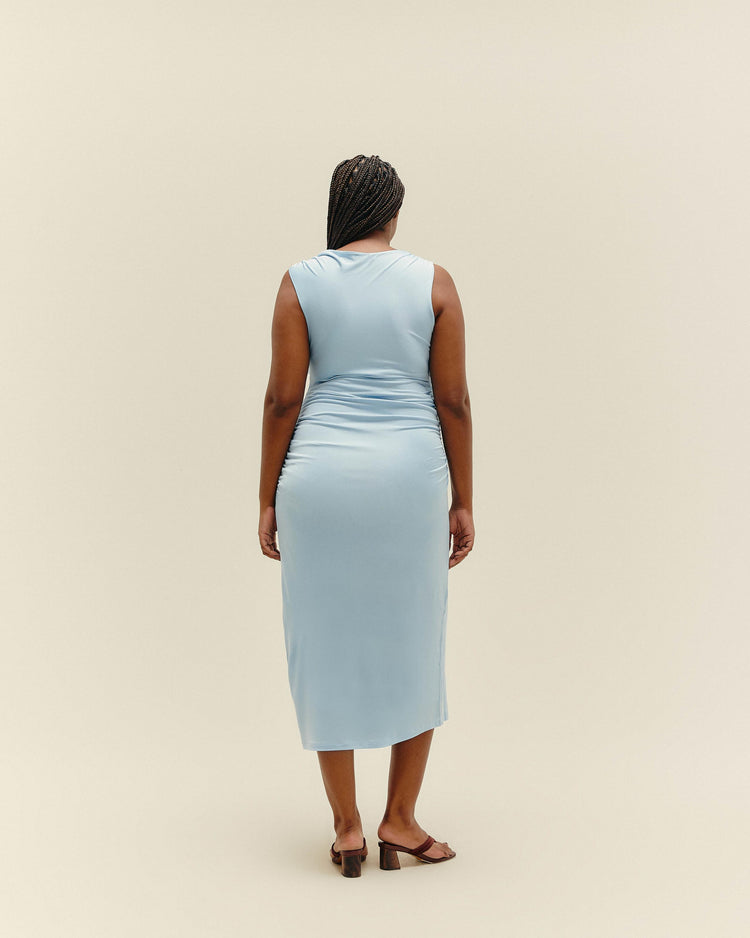 CLEO DRESS CELESTE BLUE