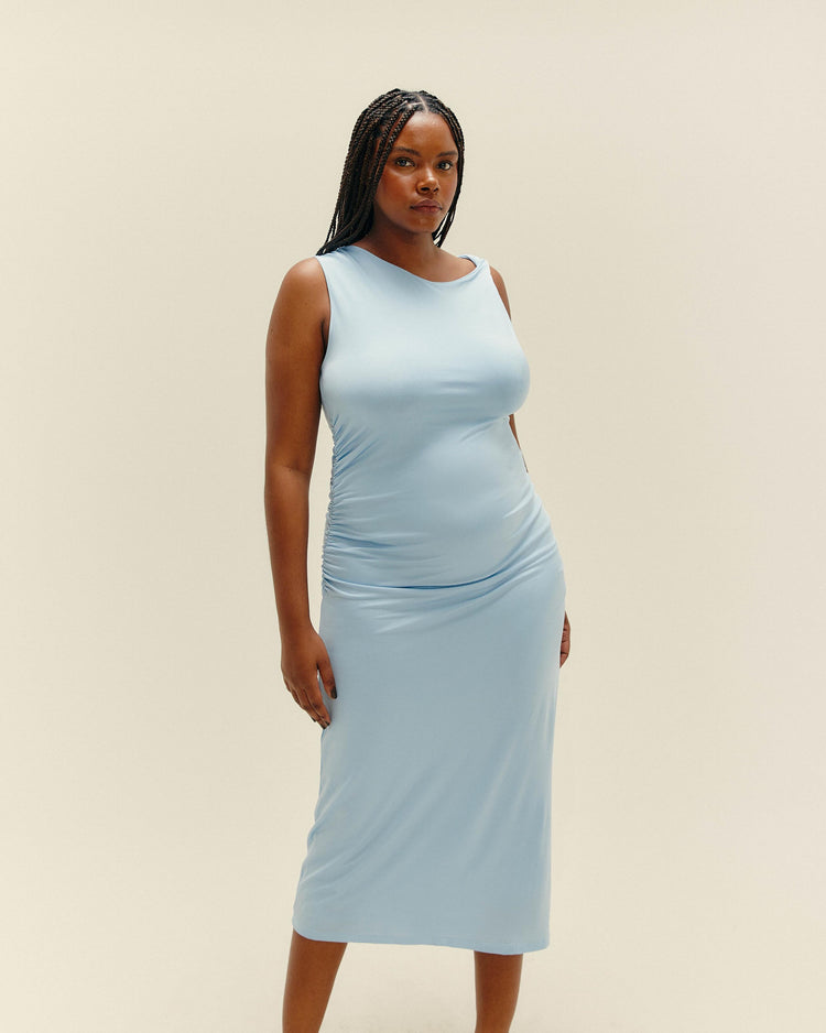 CLEO DRESS CELESTE BLUE