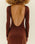 70s Dress, Brown