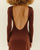70s Dress, Brown