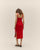 ABITO MONICA IN MAGLIA ROSSO