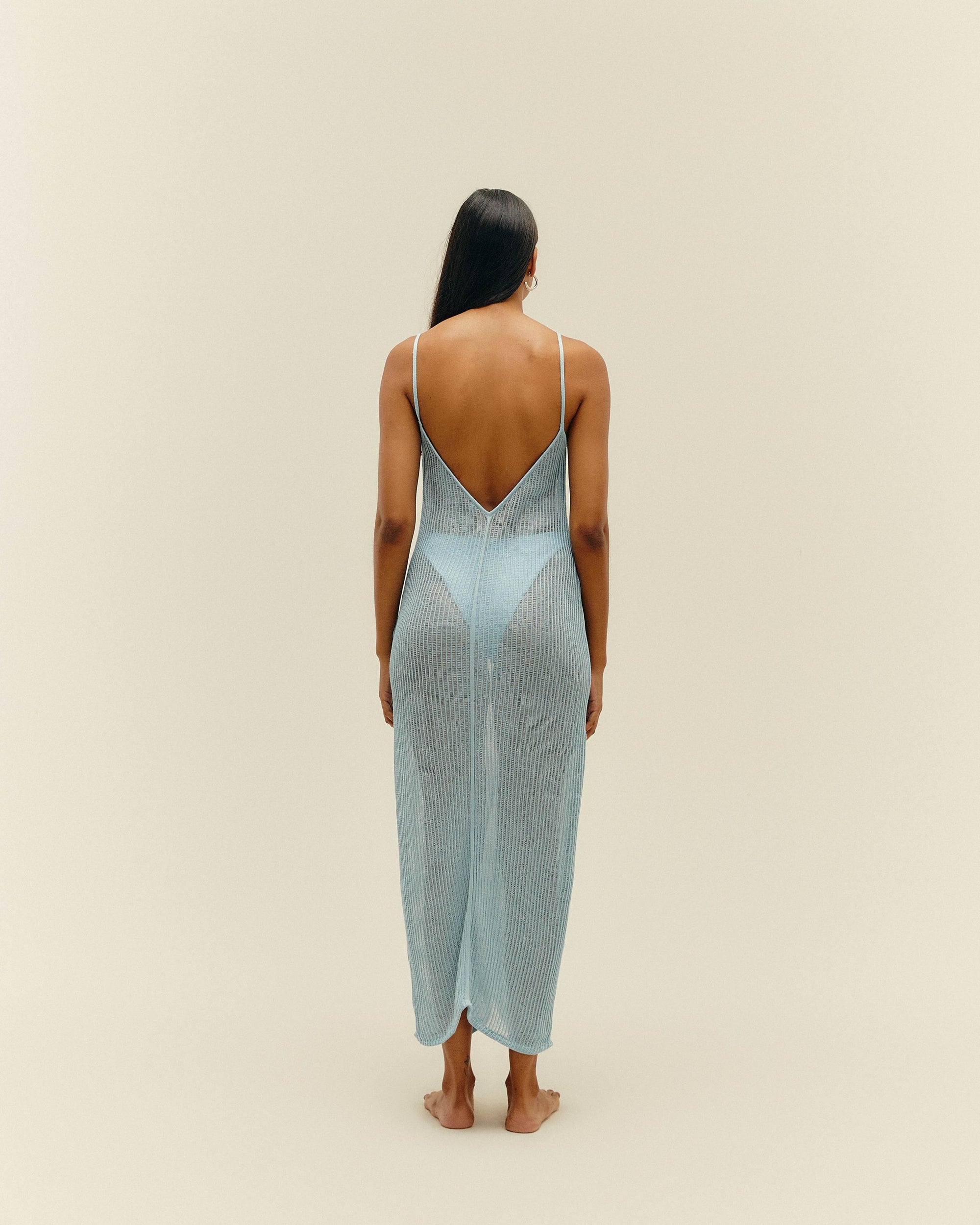 ABITO IN MAGLIA LUNA AZZURRO