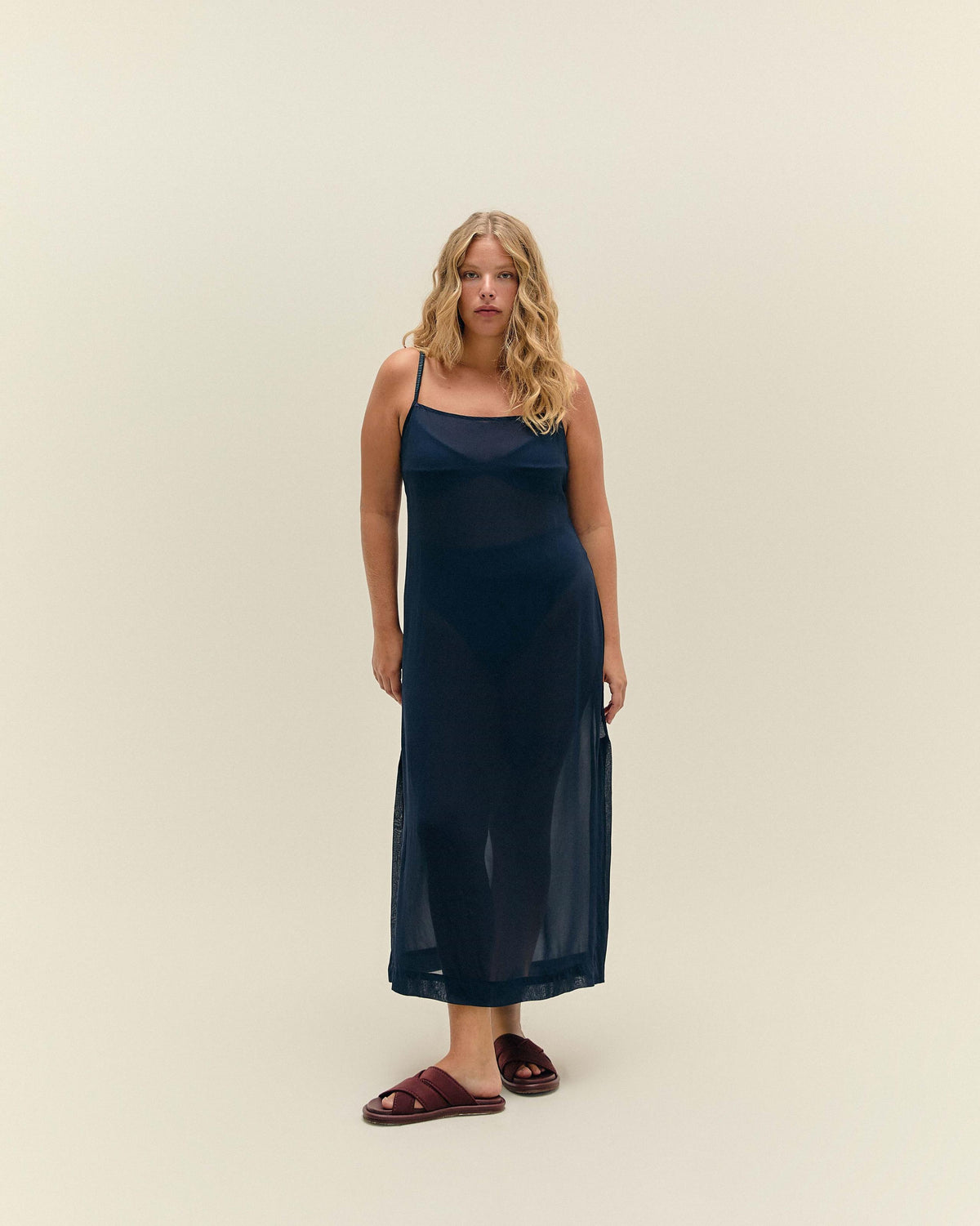 CLARA DRESS DEEP BLUE
