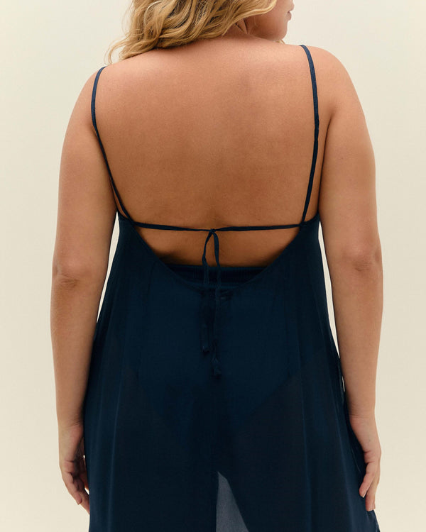 CLARA DRESS DEEP BLUE