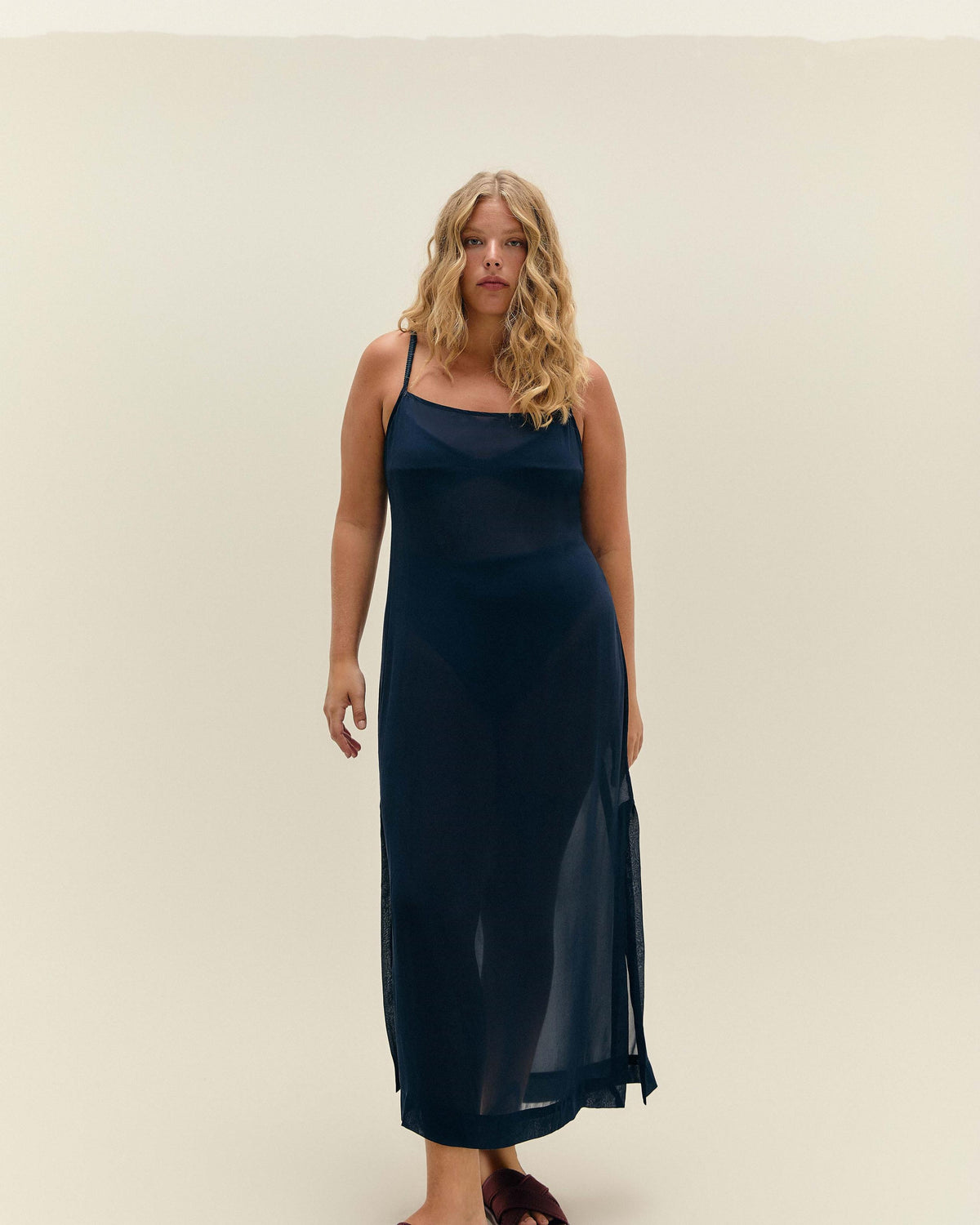 CLARA DRESS DEEP BLUE