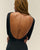 Vestido negro de los años 70