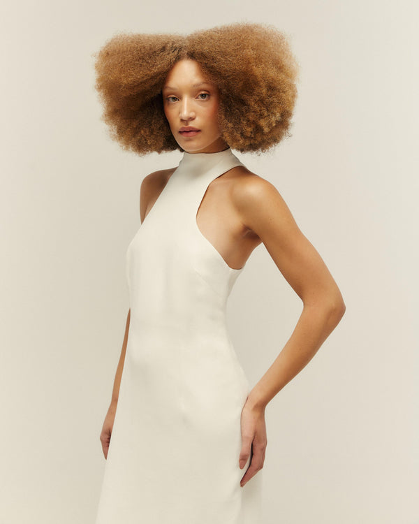 WILAIZE OFF-WHITE DRESS