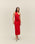 JULIANA KNIT DRESS - RED