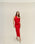 JULIANA KNIT DRESS - RED