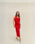 JULIANA KNIT DRESS - RED