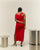 JULIANA KNIT DRESS - RED