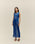 Twisted Knit Dress in Cobalt Blue
