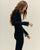 RAFA KNIT DRESS BLACK