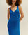 Vestido de punto BIA azul cobalto