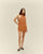MINI ANGELINA DRESS, MIDDLE BROWN