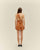 MINI ANGELINA DRESS, MIDDLE BROWN