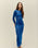 ABITO ISADORA IN MAGLIA BLU COBALTO
