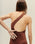 SOFIA DRESS, BROWN